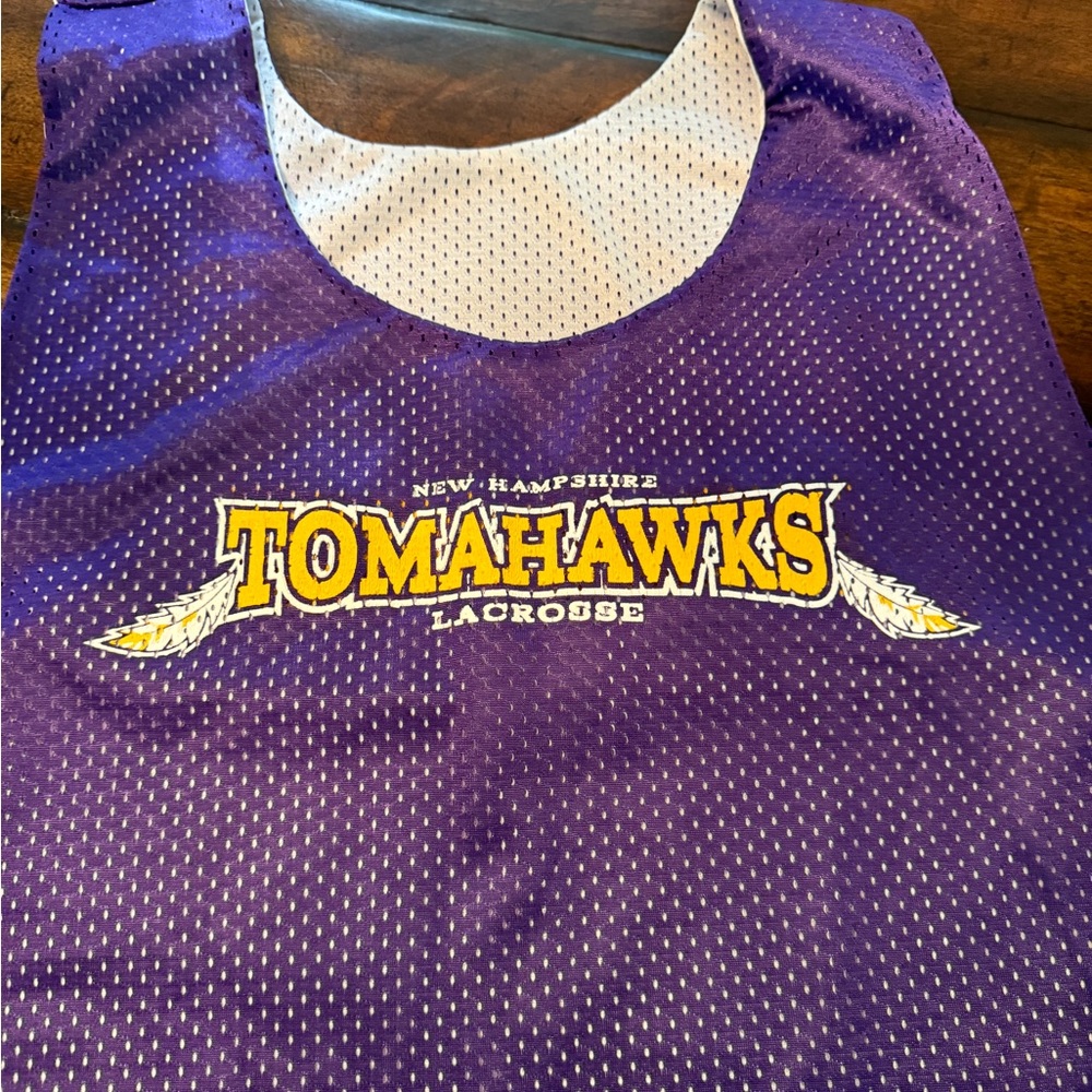Ladies Lacrosse Pinny- Size Small Tomahawks